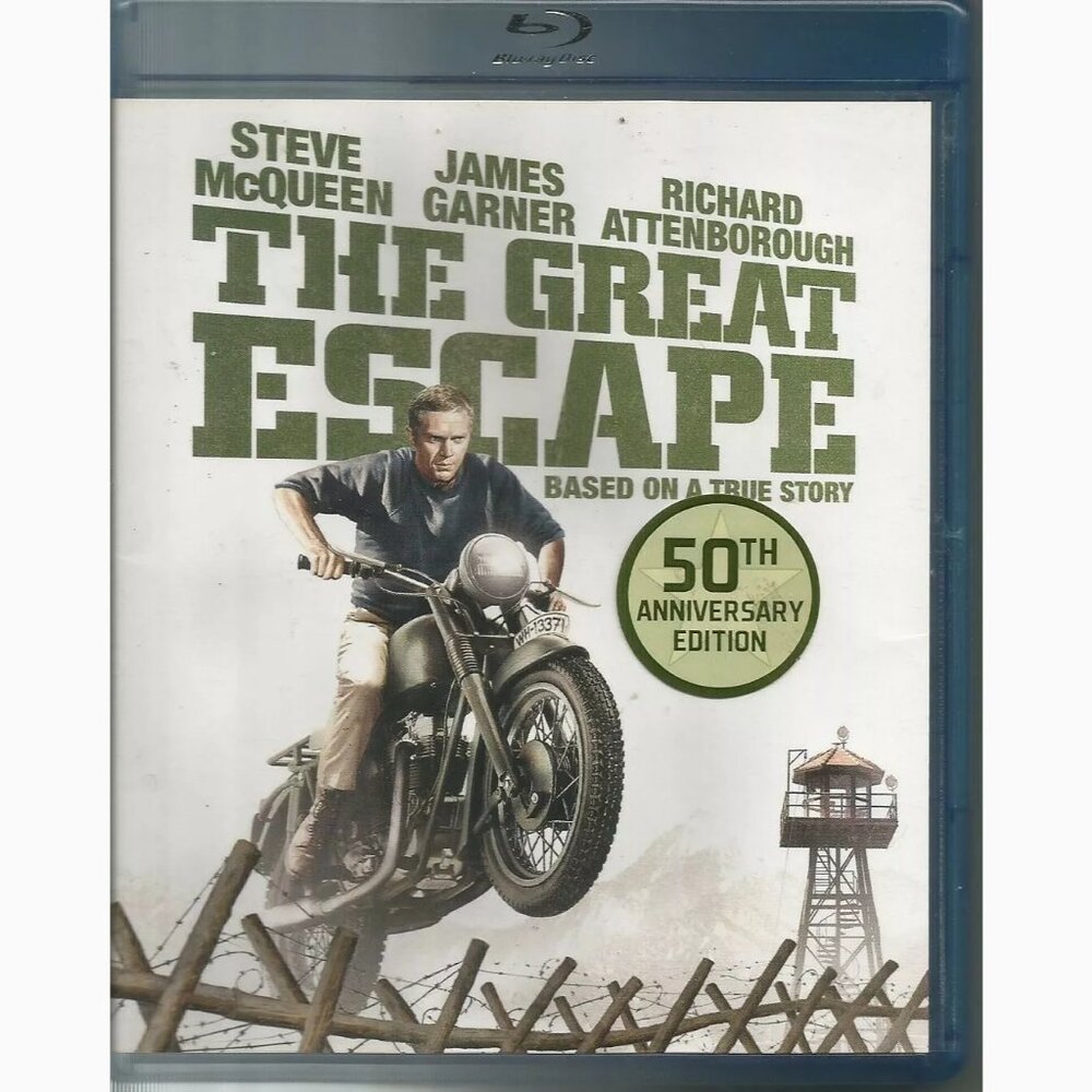 Steve McQueen The Great Escape 50th Edition Blu-ray 1963 Widescreen NEW